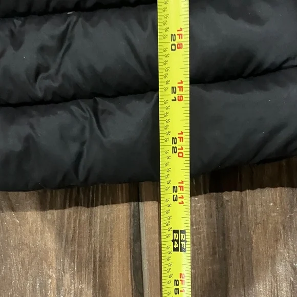 Women's Black Puffer down Jacket SUPER FLATTERING!!! - Picture 6 of 7